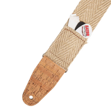 Levy's Vegan Hemp Series MH8P-NAT Guitar Strap *Free Shipping in the USA*