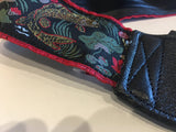 Souldier "Koi" Guitar Strap with Black Leather Ends *Free Shipping in the USA