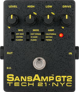 TECH 21 SansAmp GT2 "Free Shipping in the USA"
