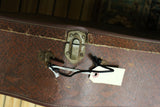 Unbranded Vintage Brown Alligator Acoustic Chipboard Case