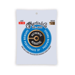 Martin MA545 Authentic Acoustic SP® Guitar Strings Phosphor Bronze  .0125-.055