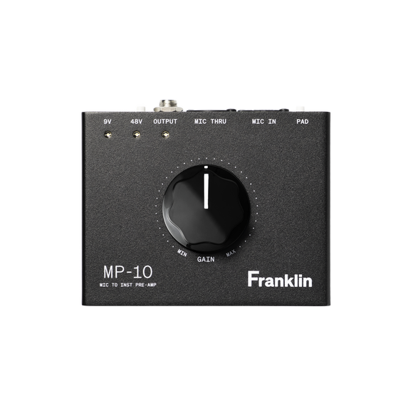 Franklin Audio MP-10 Mic to Instrument Preamp 