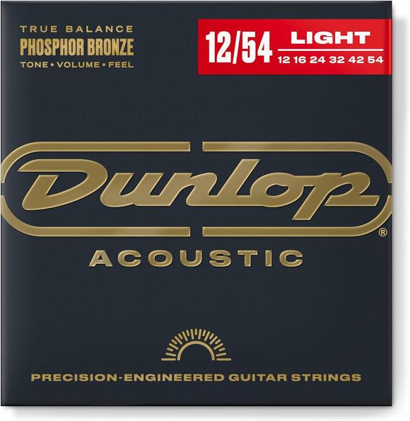 Dunlop DAP1254 Phosphor Bronze Light .012-.054 Acoustic Guitar Strings