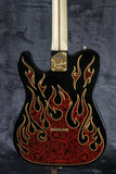 2017 Fender James Burton Telecaster Red Paisley Flames w/ohsc