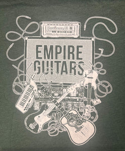 Empire Guitars Big Mess Forest Green T-Shirt Medium