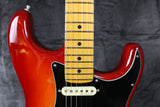 2021 Fender American Ultra Luxe Stratocaster Plasma Red Burst w/OHSC