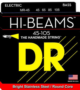 DR Strings MR-45 Hi-Beam Medium Bass Strings 45-105  *Free Shipping in the USA*