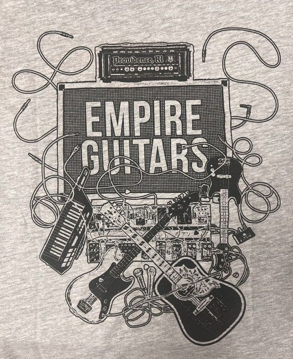 Empire Guitars Big Mess Gray T-Shirt Small