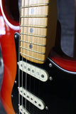 2021 Fender American Ultra Luxe Stratocaster Plasma Red Burst w/OHSC