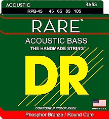 DR Strings Rare Acoustic Bass Strings Phosphor Bronze RPB-45 45-105 *Free Shipping in the USA*