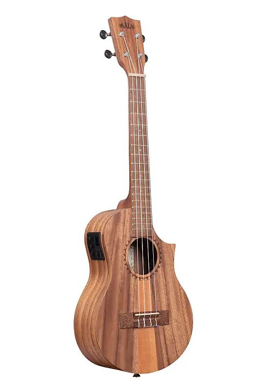 Kala KA-TK-T-CE Teak Tri-Top Tenor Ukulele *Free Shipping in the US*