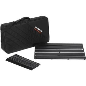 MONO Pedalboard Rail Large Black and Stealth Pro Accessory Case PFX-PBR-L-BLK-BDL 