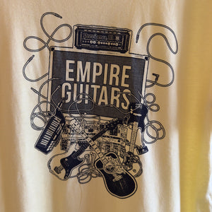 Empire Guitars Big Mess Heather Yellow  T-Shirt Medium