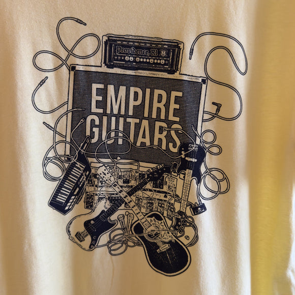 Empire Guitars Big Mess Heather Yellow  T-Shirt Medium