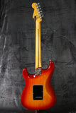 2021 Fender American Ultra Luxe Stratocaster Plasma Red Burst w/OHSC