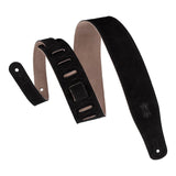 Levy's ms26-BLK 2.5" Suede Guitar Strap *Free Shipping in the USA*