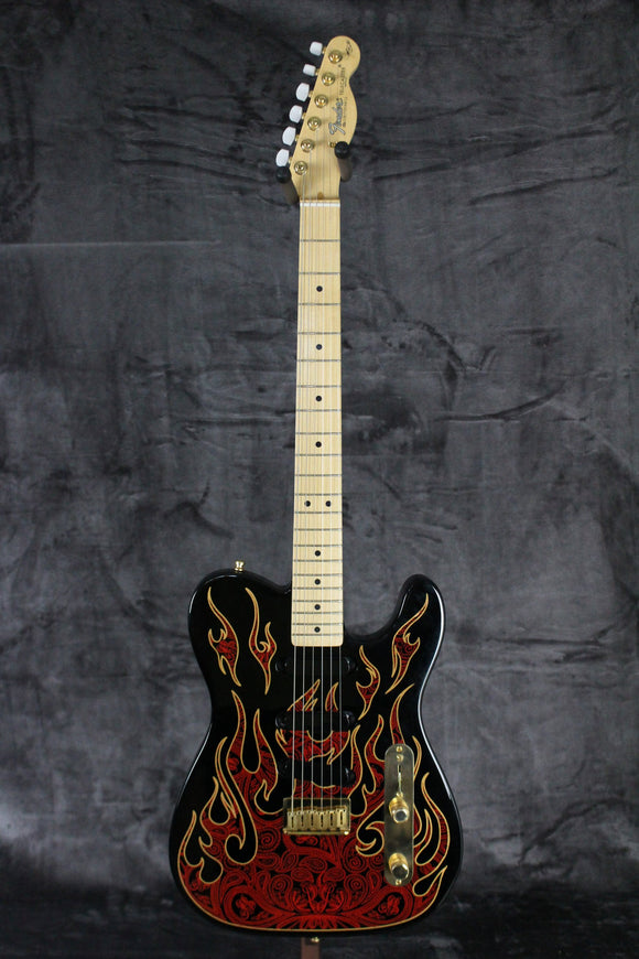 2017 Fender James Burton Telecaster Red Paisley Flames w/ohsc