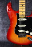 2021 Fender American Ultra Luxe Stratocaster Plasma Red Burst w/OHSC