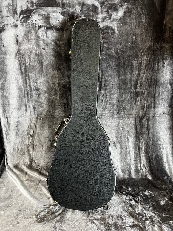 Vintage Les Paul Hardshell Case with Yellow plush interior