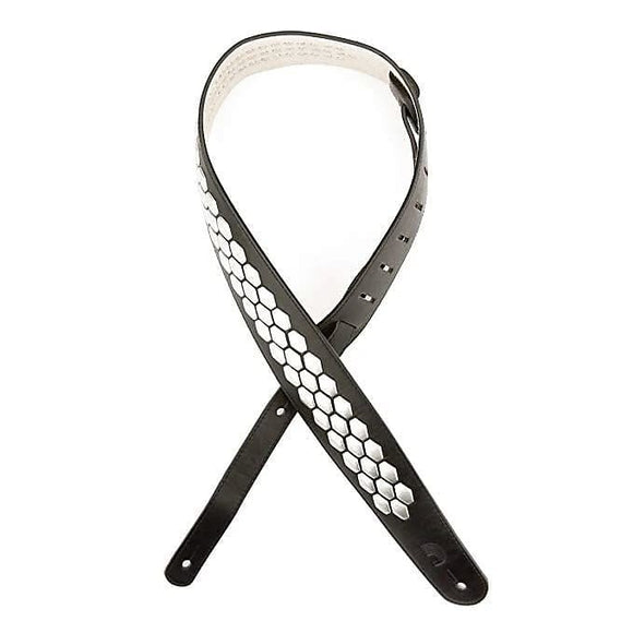D'Addario L25S1503 Hex Stud Guitar Strap