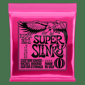 Ernie Ball 2223 Super Slinky Electric Guitar Strings, .009 - .042