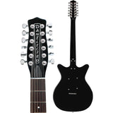 Danelectro Vintage 12-String 12SDC-Blk Black Electric Guitar *Free Shipping in the US*