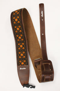 Souldier Fillmore Brown & Orange Torpedo Guitar Strap *Free Shipping in the US*