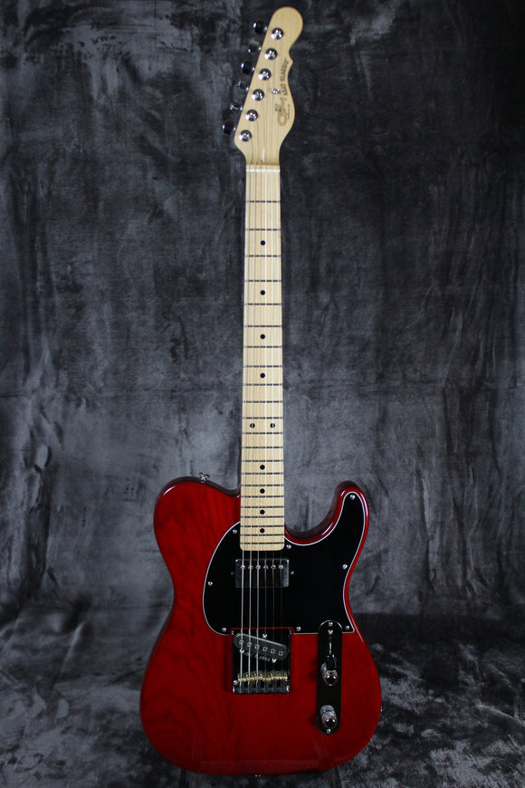 2016 G&L ASAT Classic Bluesboy - Clear Red