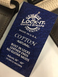 Genuine Lock-It Cotton Guitar Srap