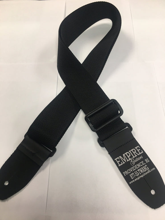 Empire Guitars Black Guitar Strap HPOL-BLK