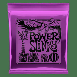 Ernie Ball 2220 Power Slinky Electric Guitar Strings, .011 - .048