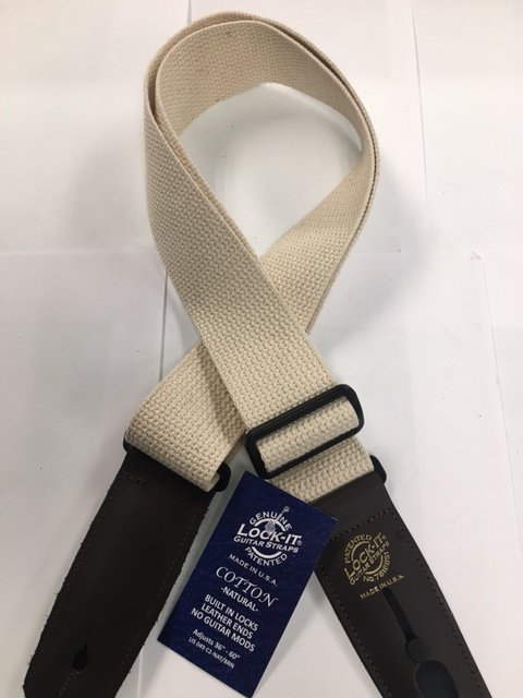 Genuine Lock-It Cotton Guitar Srap