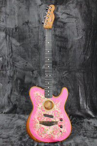 Fender Limited Edition American Acoustasonic Telecaster Pink Paisley