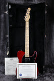 2016 G&L ASAT Classic Bluesboy - Clear Red