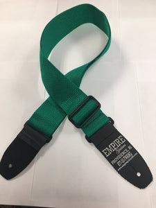 Empire Guitars Green Guitar Strap HPOL-GRN